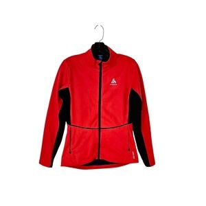 ODLO JACKET‎ MARKENES POPPY RED BLACK Cross-country Ski Jacket XS